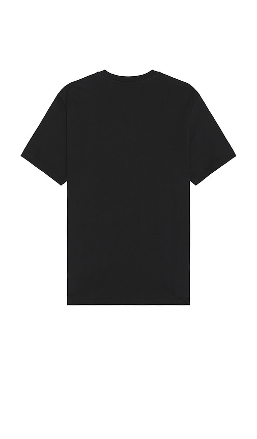 Shop Calvin Klein Smooth Cotton Monogram Logo T-shirt In Black Beauty