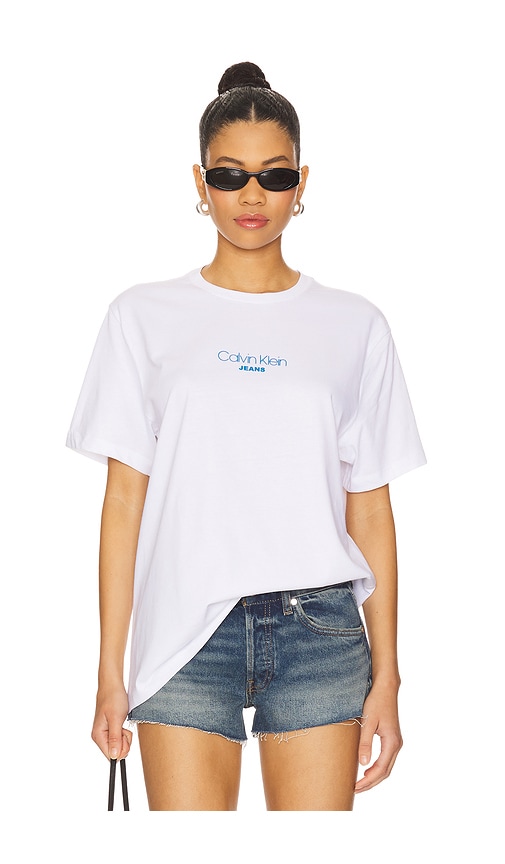 Acid Wash 20S Cotton Tee in White. - size S (also in L, M, XL/1X)