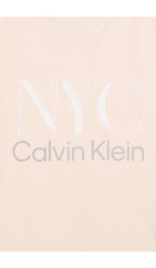  Calvin Klein Shirt Embroidered In Blush. Größe S. Also In M, Xl/1x. 