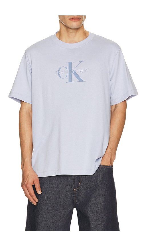 Calvin Klein T-SHIRT HERO MONOLOGUE en Blue Taille S Also en XS M L XL1X 54 €