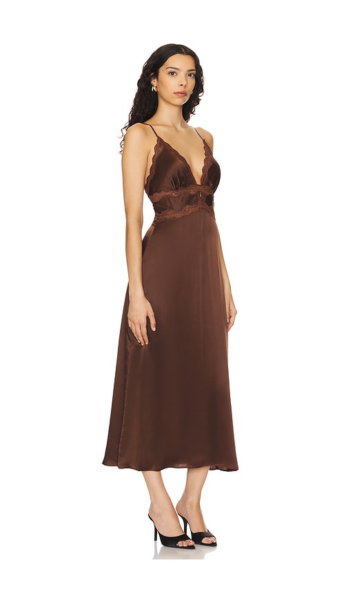 Shop Cami Nyc Roya Dress In Brown