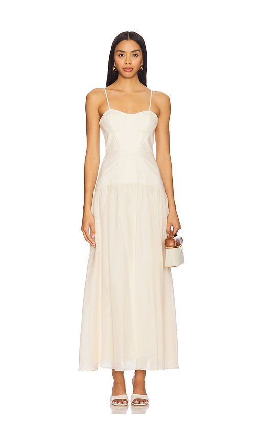 Palermo Dress in Ivory. - size 0 (also in 00, 10, 12, 2, 4, 6, 8) - CAMI NYC - Modalova