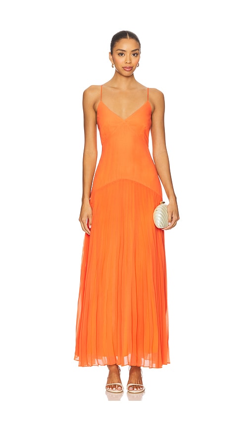 ROBE DE SOIRÉE PLISSÉE EN SOIE JENNELYN en . Taille 0. Also en 6 - CAMI NYC - Modalova