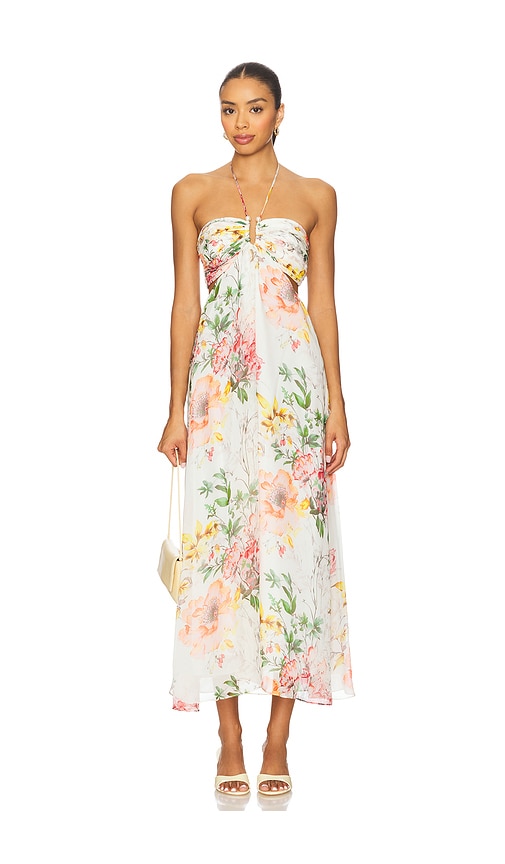Calliope Chiffon Maxi Dress in Ivory. - size M (also in S, XS) - CAMI NYC - Modalova