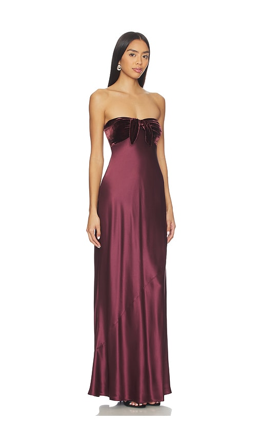 Cami Nyc Lavinia Gown Cranberry In Red
