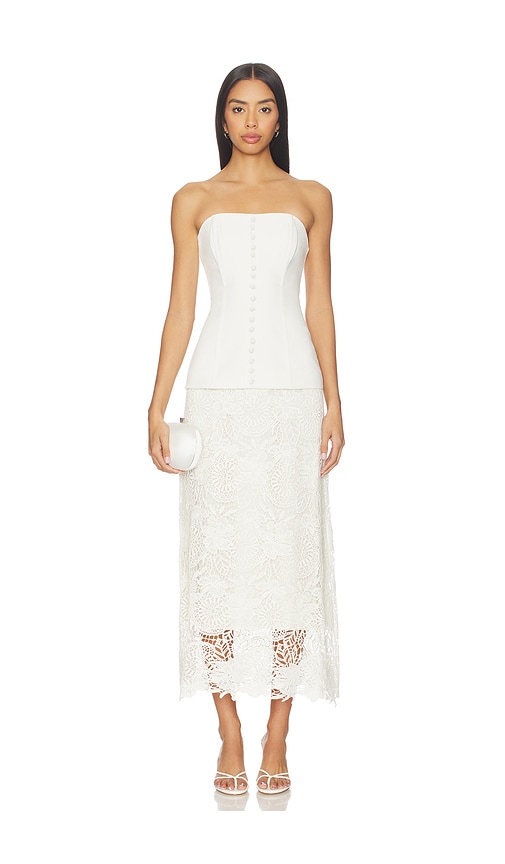 CAMI NYC ROBE IMOGENE en White. Taille 2. Also en .