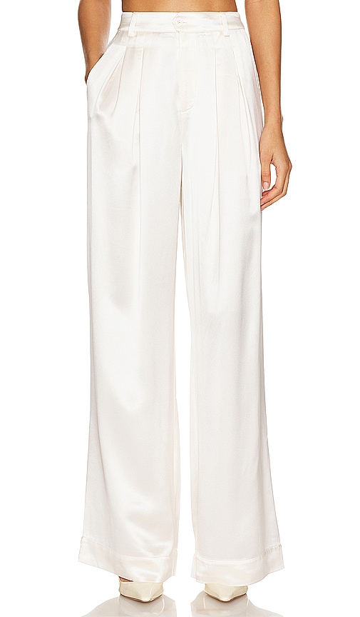 Versatile and Chic: CAMI NYC Amelie Twill Pant in White