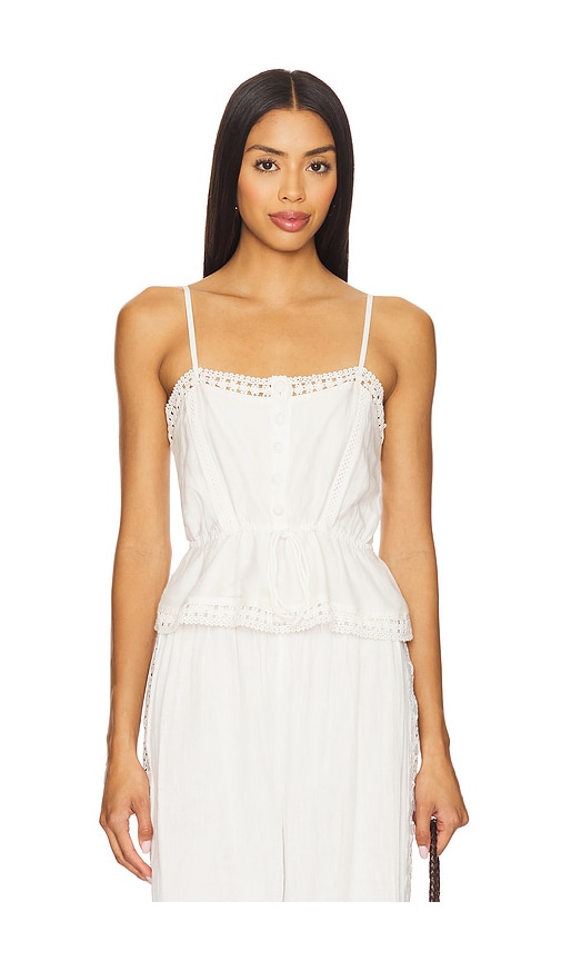 Matera Camisole in Ivory. - size XS (also in L, M, S, XL)
