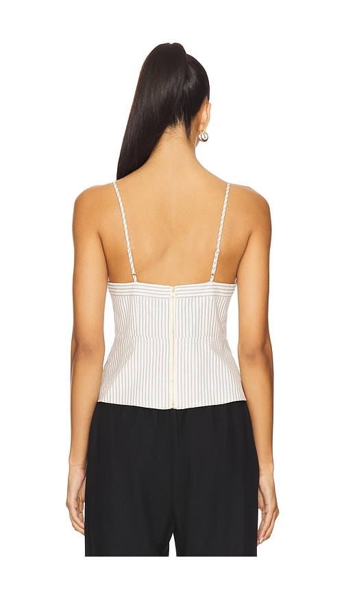  Cami Nyc Bustier-top Noya In Grey. Größe 0. Also In 6. 