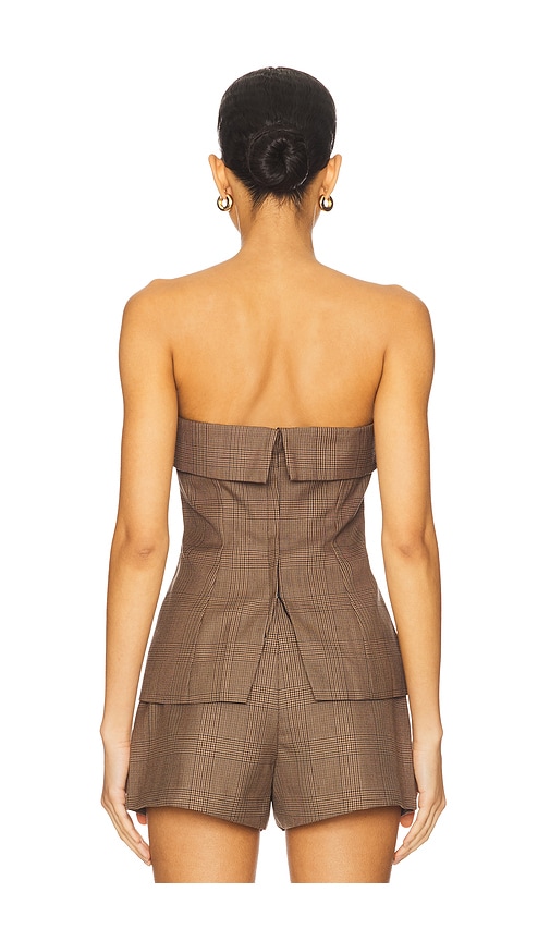  Cami Nyc Trägerloses Top London In Brown. Größe 00. Also In 0, 2, 6, 8. 