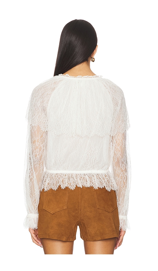  Cami Nyc Langärmeliges Shirt Vitoria In White. Größe S. Also In M. 