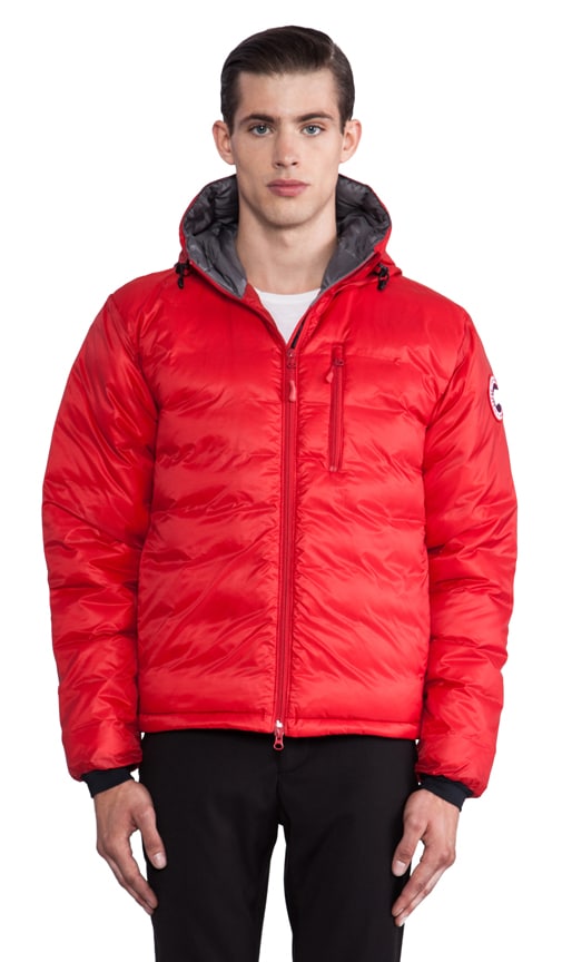 Canada goose lodge hoody red on sale