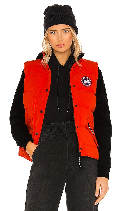 Canada Goose Freestyle Vest in Red.
