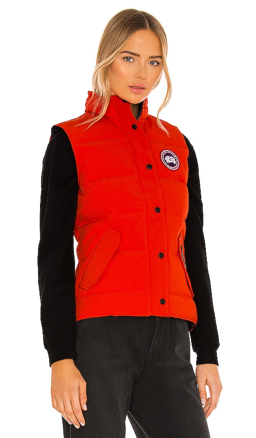 Shop Canada Goose Freestyle Vest In Monarch Orange