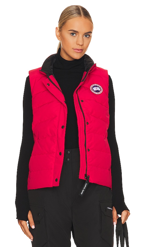 Canada Goose Freestyle Vest in Red.