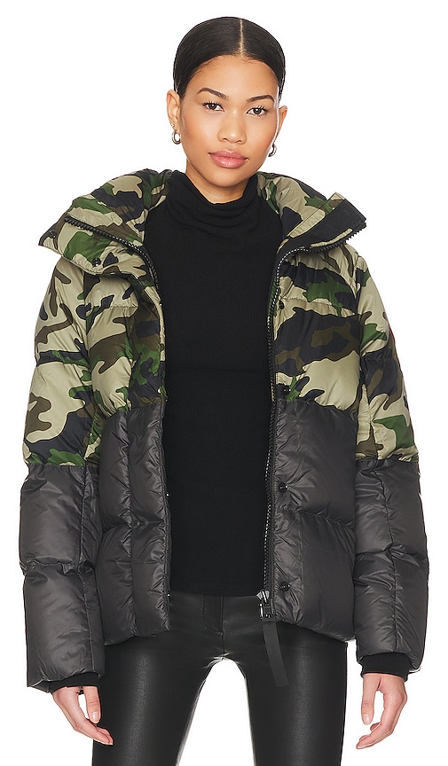 Shop Canada Goose Junction Parka In Classic Camo  Graphite  & Northern Night