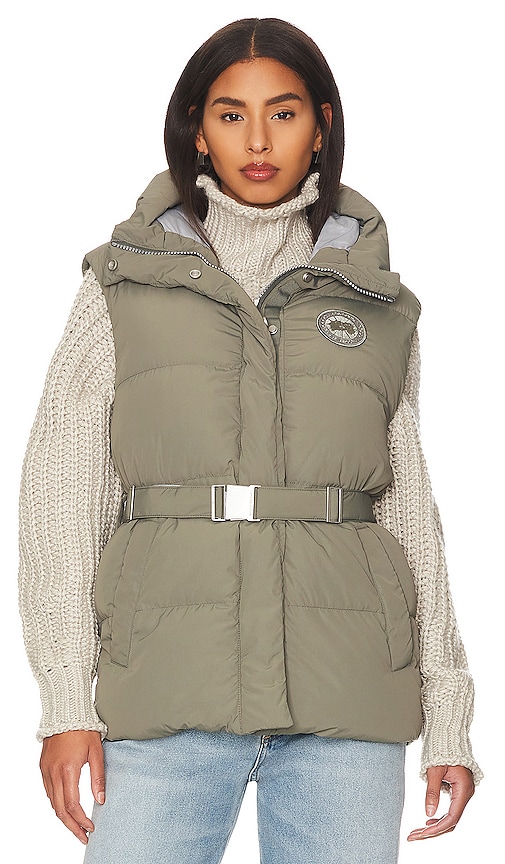Canada Goose Rayla Vest in Sage.