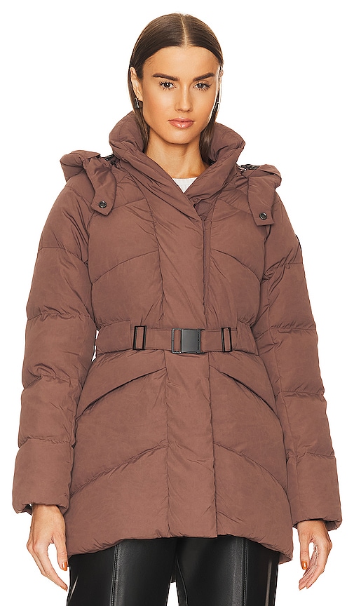 Shop Canada Goose Marlow Coat In Brown