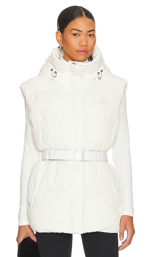 Canada Goose Rayla Vest in White.