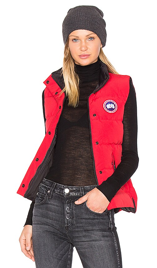 canada goose freestyle vest red