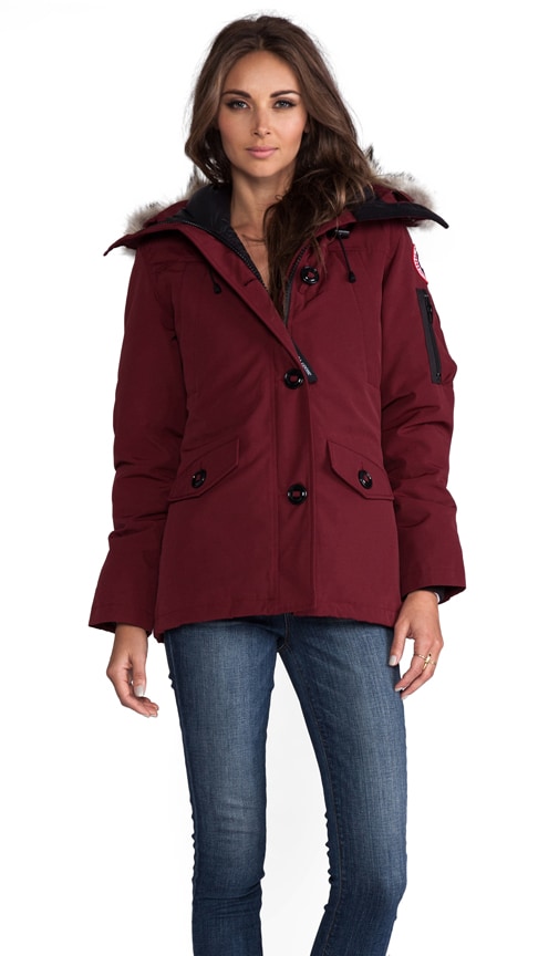 canada goose montebello parka with fur hood