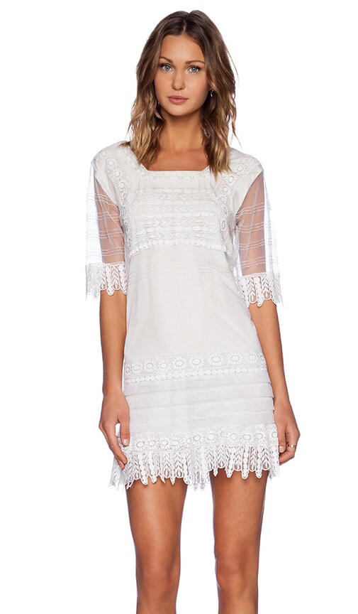 Candela Lilly Dress in White | REVOLVE