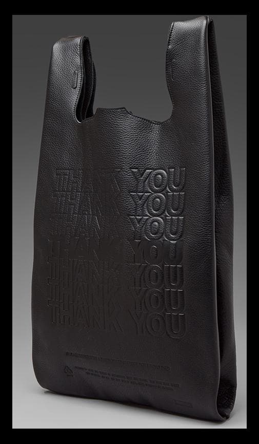 Thank You Corner Store Leather To-Go Bag