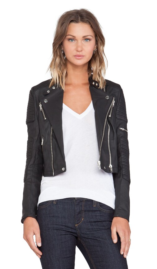 Leather Racing Moto Jacket