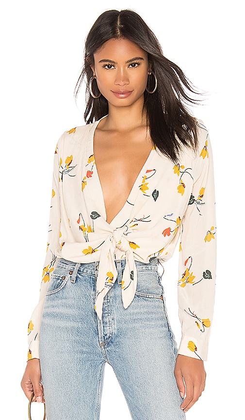 Capulet Daria Bodysuit in Cream Tossed Floral