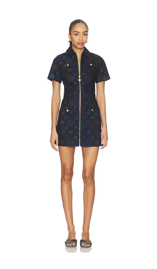 Casablanca Monogram Denim Dress