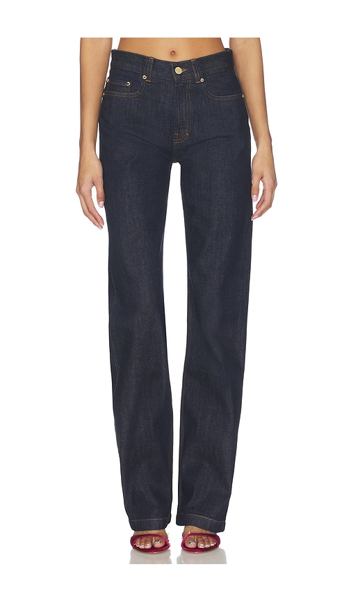 Casablanca Selvedge Embroidered Laurel Jean