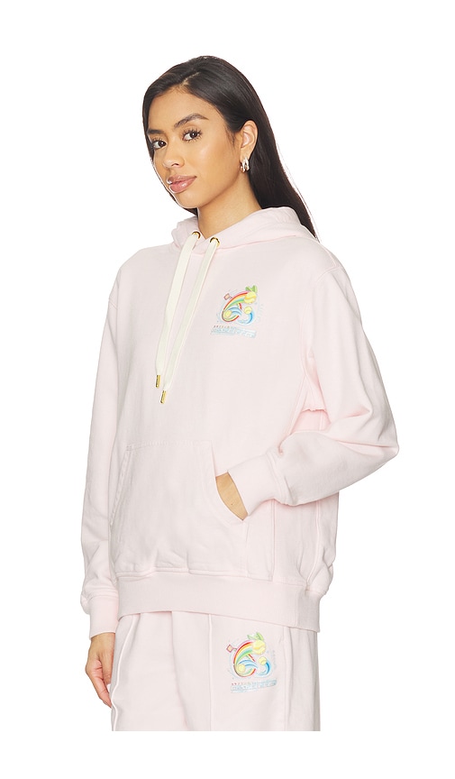 Casablanca Manga Tennis Ball Printed Hoodie In Pink