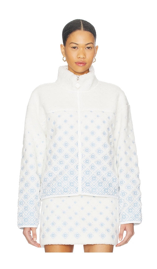 Casablanca Embroidered Fleece