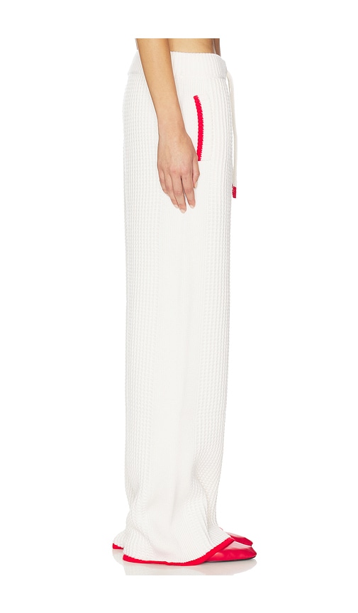 Casablanca Waffle Track Pant In White