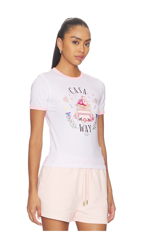 Casablanca Longline Ringer Tee | Thumbnail 2 Casablanca Longline Ringer Tee | Thumbnail 2