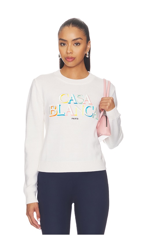 Casablanca Stacked Logo Jumper