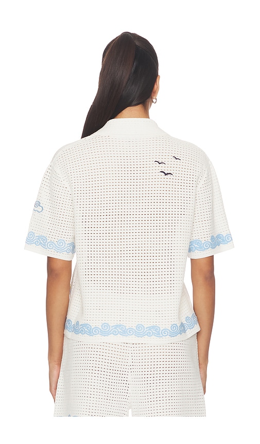 Casablanca Oasis Crochet Beach Shirt | Thumbnail 5 Casablanca Oasis Crochet Beach Shirt | Thumbnail 5