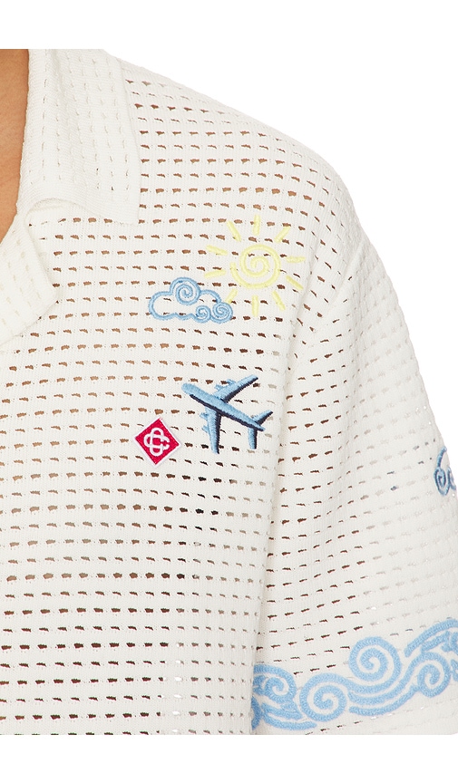 Casablanca Oasis Crochet Beach Shirt | Thumbnail 7 Casablanca Oasis Crochet Beach Shirt | Thumbnail 7