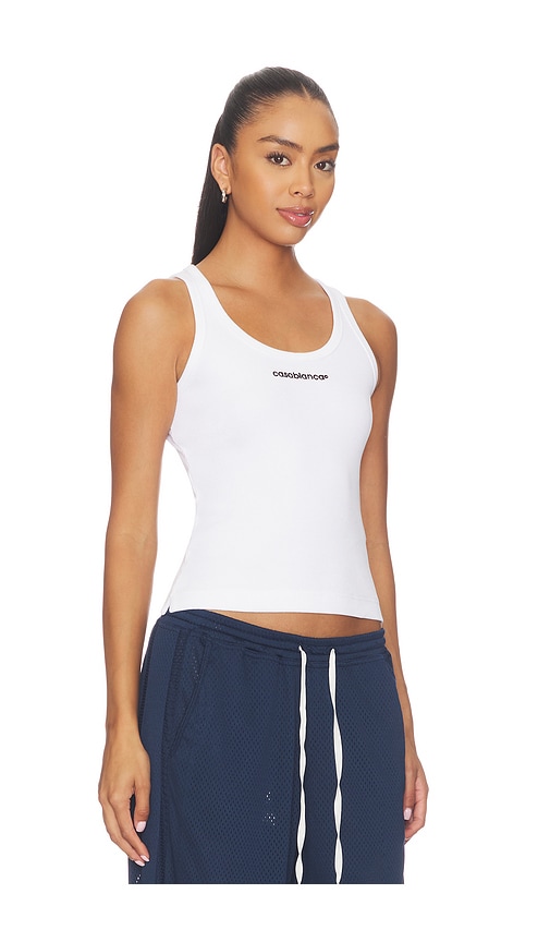 Casablanca Ribbed Tank Top | Thumbnail 2 Casablanca Ribbed Tank Top | Thumbnail 2