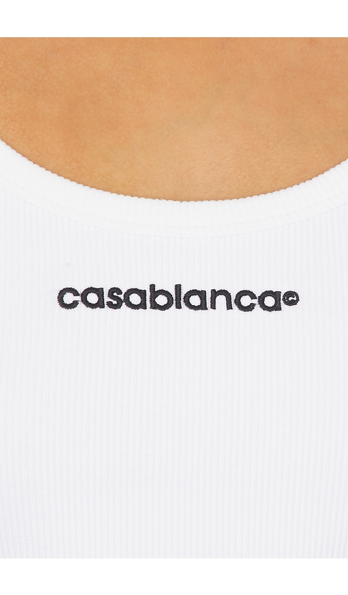 Casablanca Ribbed Tank Top | Thumbnail 5 Casablanca Ribbed Tank Top | Thumbnail 5