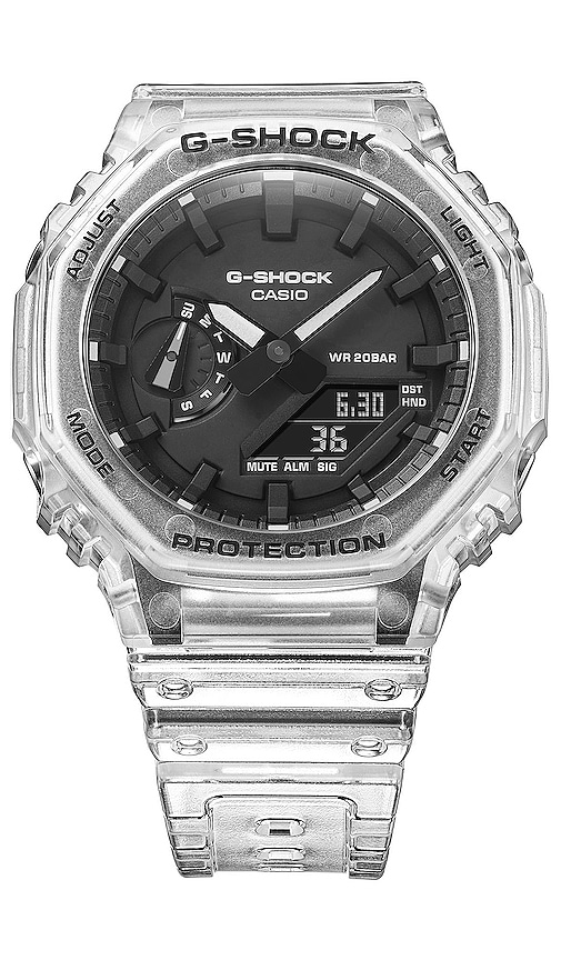 G-shock 2100 Series Watch In Silver & Black