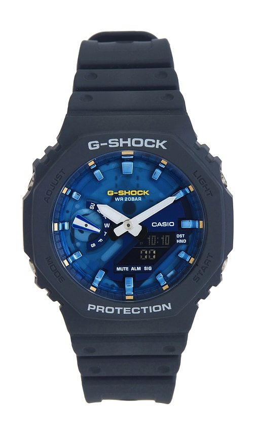 G-shock Ga2100 Oasis Series Watch In Blue