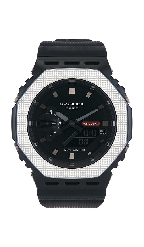 G-Shock G Steel Modern Industrial Gm2100 Series Watchin Black & Silver