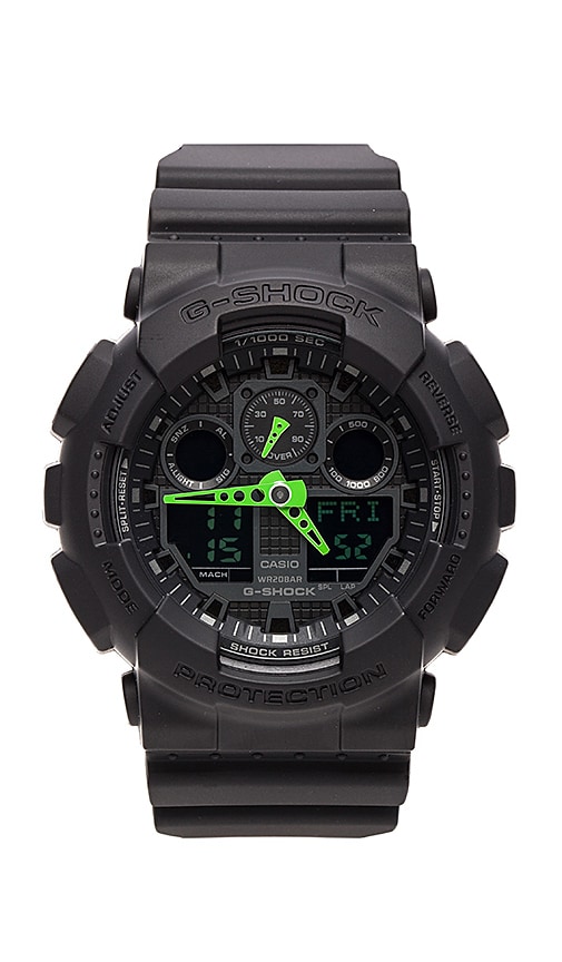 g shock ga 100 green