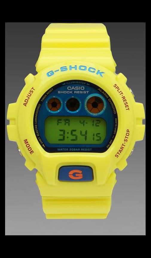 g shock dw 6900 yellow