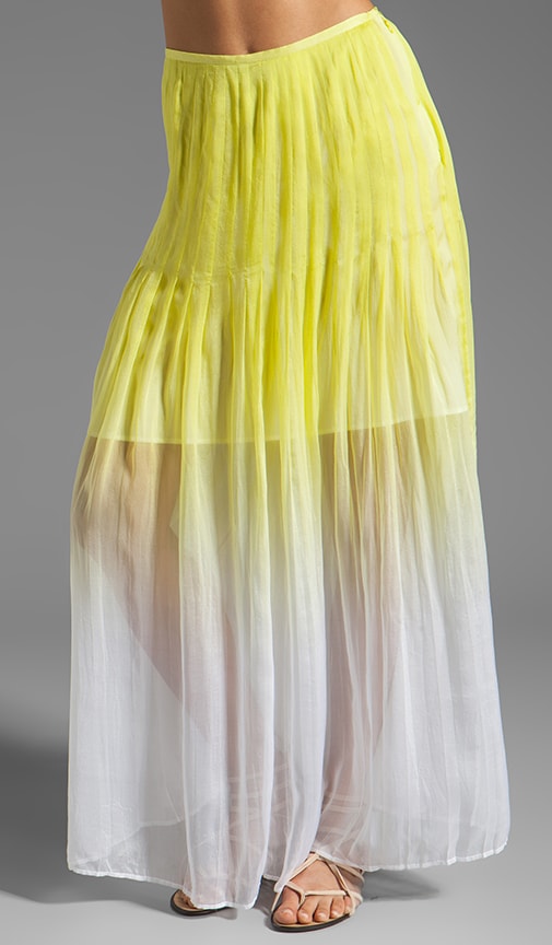 Pleated Maxi Skirt