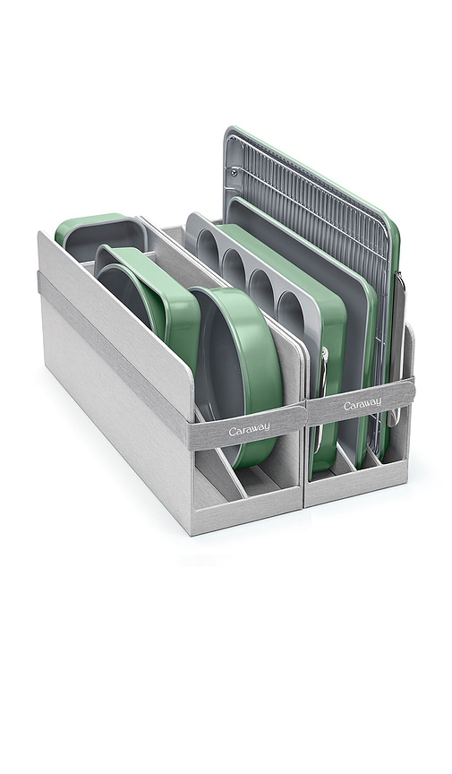 Caraway Non-toxic Ceramic Non-stick Mega Bakeware Set In Green