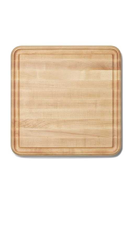 Caraway Square Butcher Block In Brown