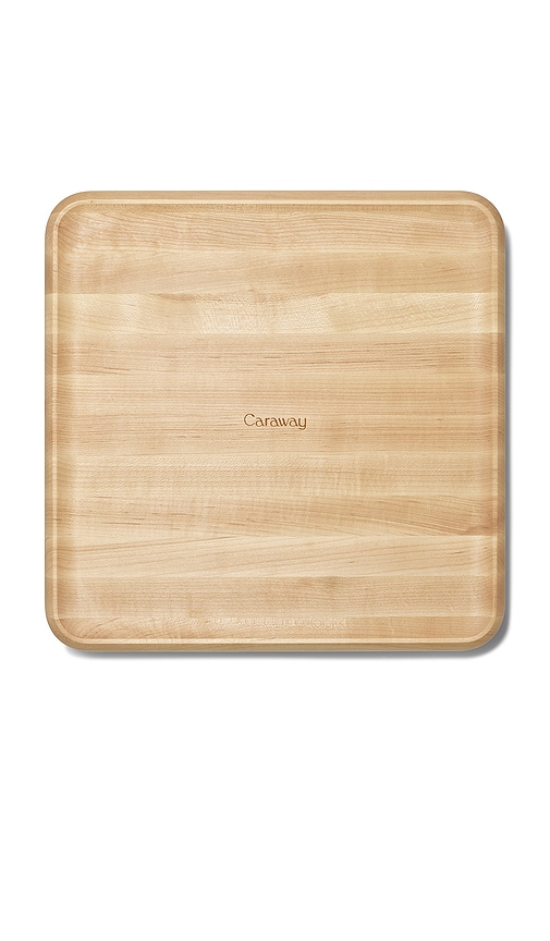 Caraway Square Butcher Block In Brown