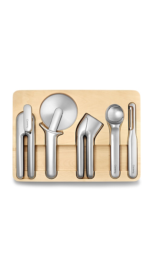 Caraway Kitchen Gadget Set In Silver
